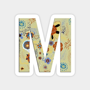 Monogram letter M Sticker